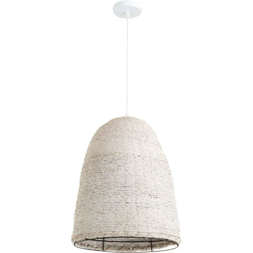 Dedal Single Light White Pendant by Cyan Design