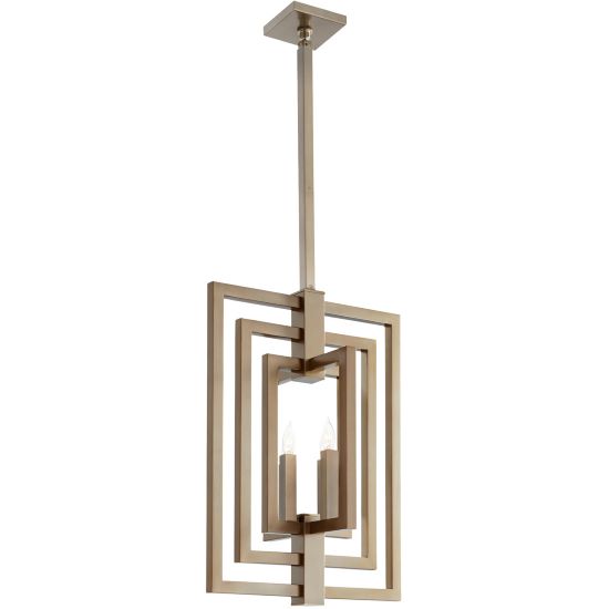 Nolana 4 Light Dark Brass Pendant Light by Cyan Design