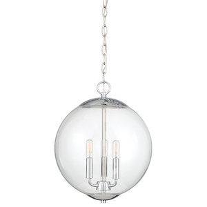 Three Light Hanging Boston Pendant  by JVI Designs