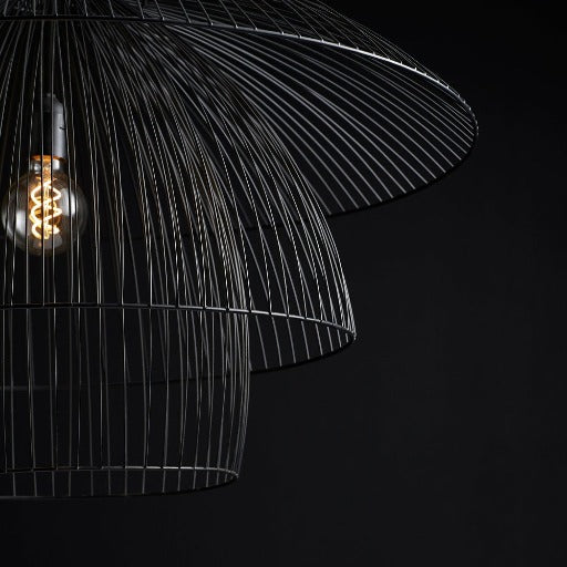 Canopy Single Light Matte Black Pendant Light by Cyan Design