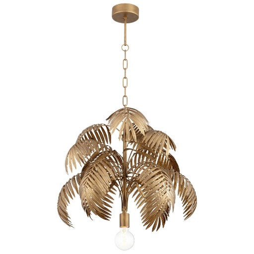 Ravello Single Light Antique Brass Pendant Light by Cyan Design