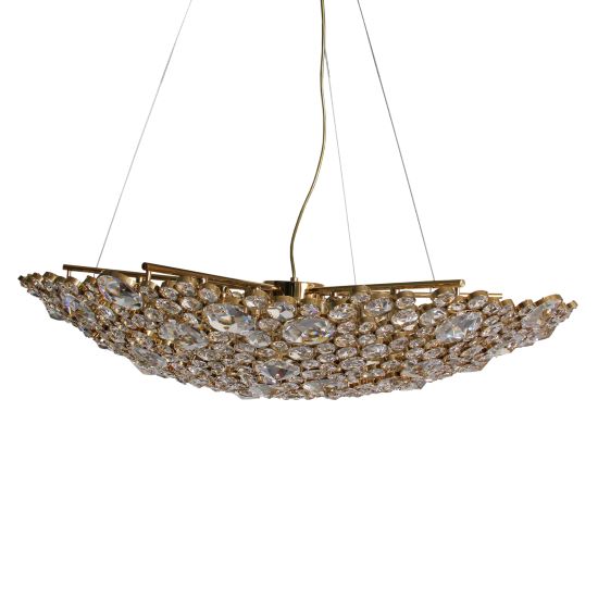 Eternity Demi-Lune Chandelier Amber by KOKET