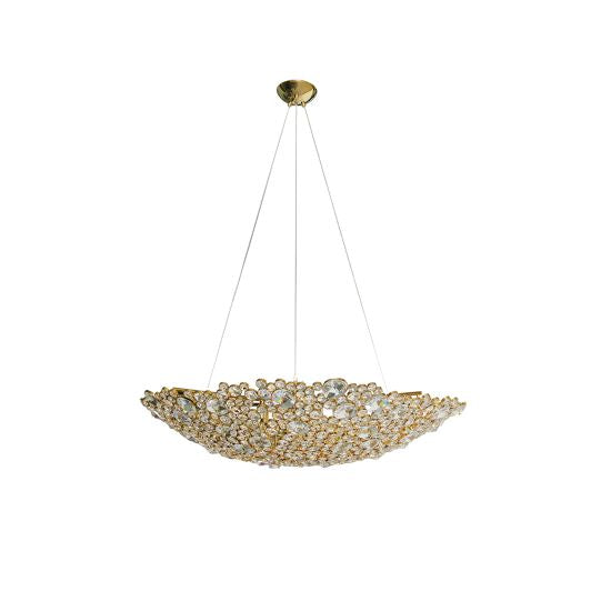 Eternity Demi-Lune Chandelier Amber by KOKET