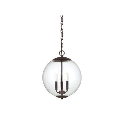 Three Light Hanging Boston Pendant  by JVI Designs