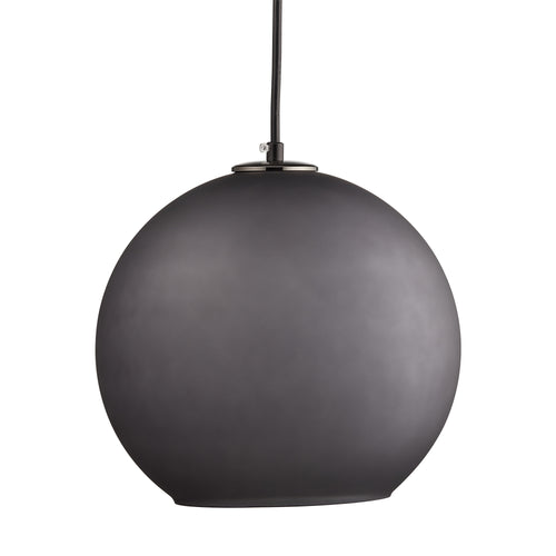 CHELOS Sphere Frosted Glass Indoor & Outdoor Pendant Light - Frosted Gray by Carro