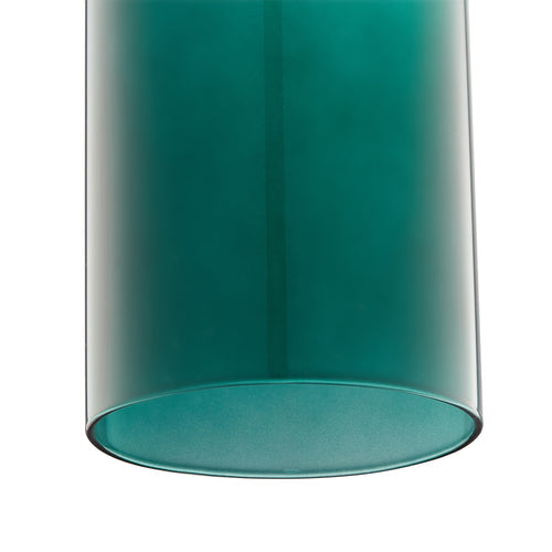 GIDRA Cylinder Glass Indoor & Outdoor Pendant Light - Forest Green by Carro