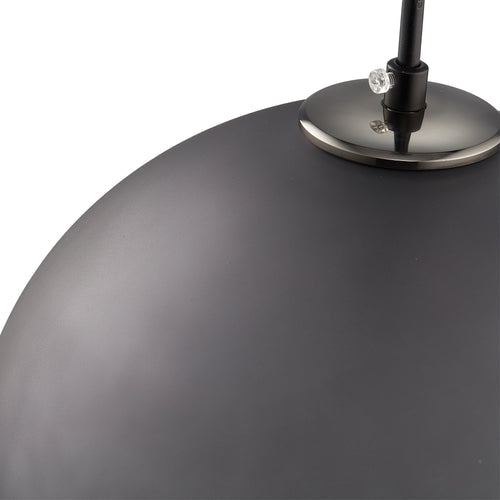 CHELOS Sphere Frosted Glass Indoor & Outdoor Pendant Light - Frosted Gray by Carro