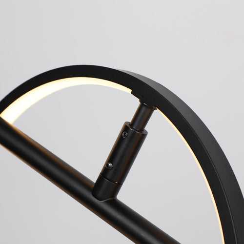 LUCCA Circular 3-Light Adjustable Direction LED Pendant Light - Matte Black by Carro
