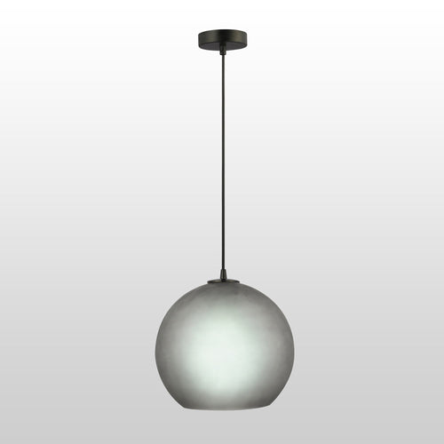 CHELOS Sphere Frosted Glass Indoor & Outdoor Pendant Light - Frosted Gray by Carro