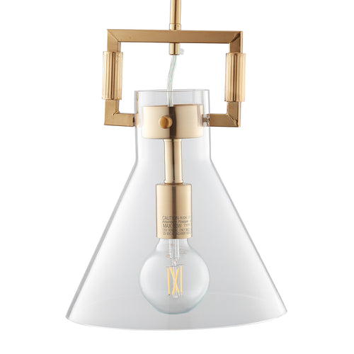 TULA CONE Glass Indoor & Outdoor Pendant Light – Clear by Carro