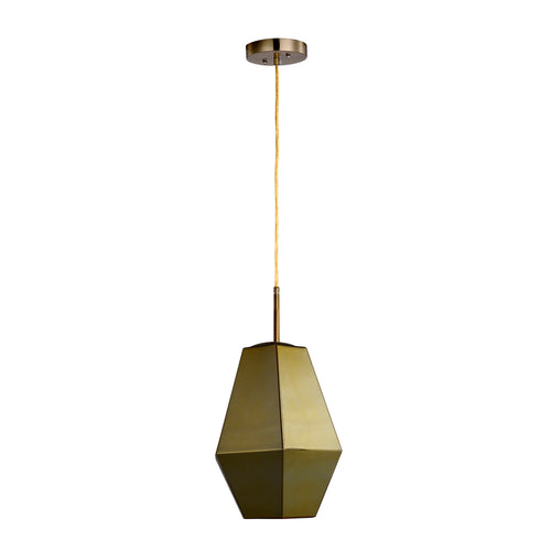 STIER Jewel Tone Glass Indoor & Outdoor Pendant Light – Golden Citrine by Carro