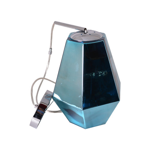STIER Jewel Tone Glass Indoor & Outdoor Pendant Light – London Blue Topaz by Carro