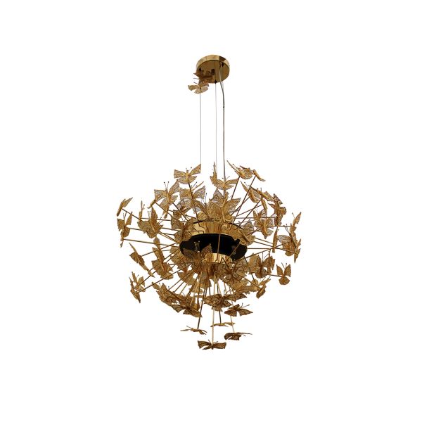 Nymph Chandelier Gold Plated by KOKET