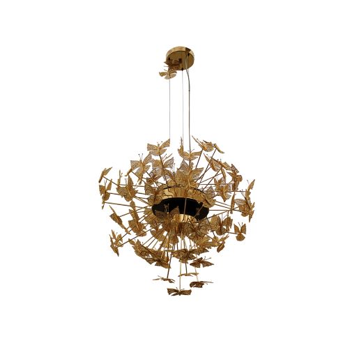 Nymph Chandelier Copper Plated by KOKET
