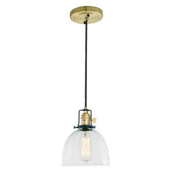 Nob Hill One Light Clear Bubble Madison Pendant by JVI Designs