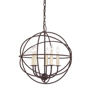 Five Light Globe Chandelier by JVI Designs
